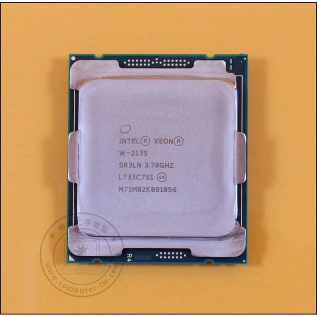 Intel XEON W-2135 正式版CPU (LGA 2066 腳位)